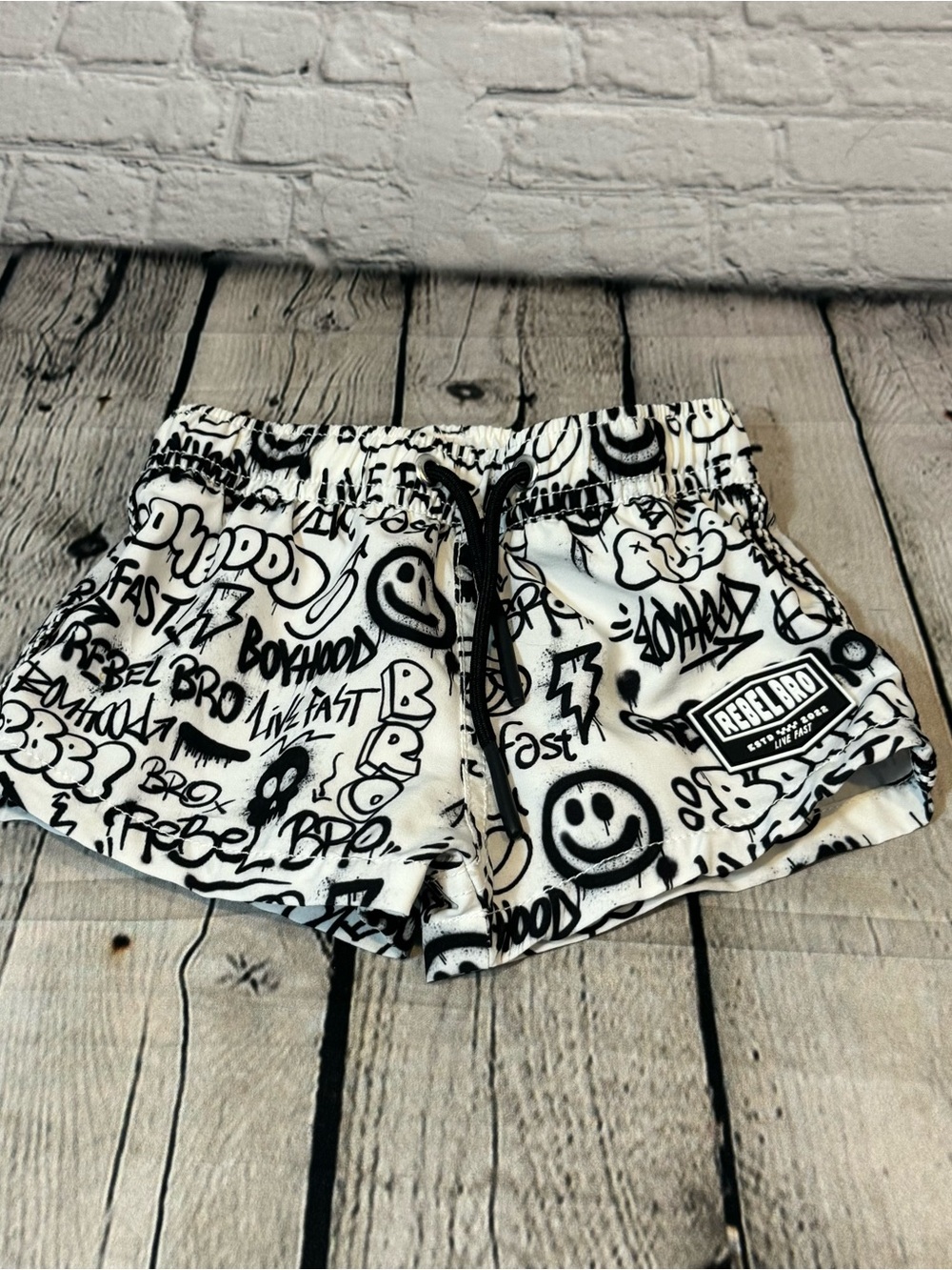 Rebel Bro Baby Swim Trunks